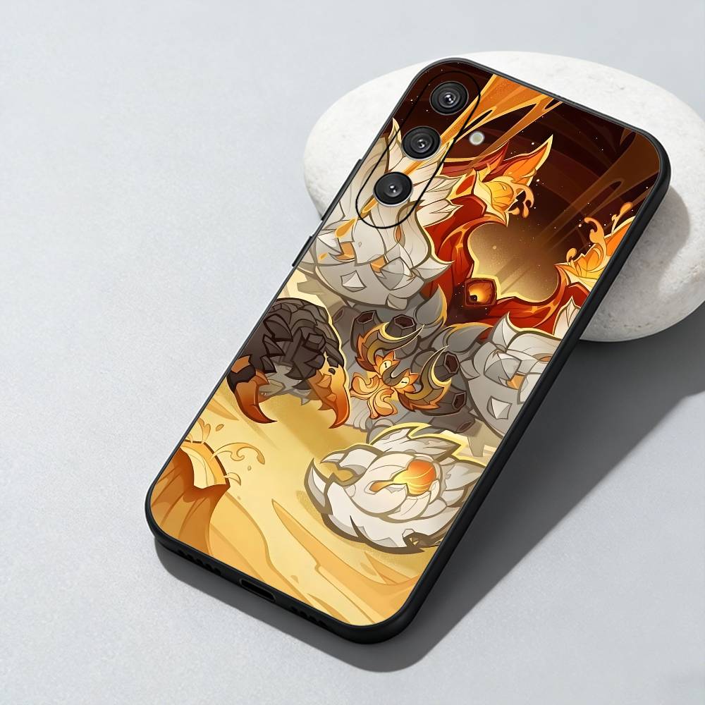 

The G-Genshin Monsters Phone Case For Samsung Galaxy A73,A72,A71,A70,A52,A51 Others Soft Black Cover Samsung a32 4g