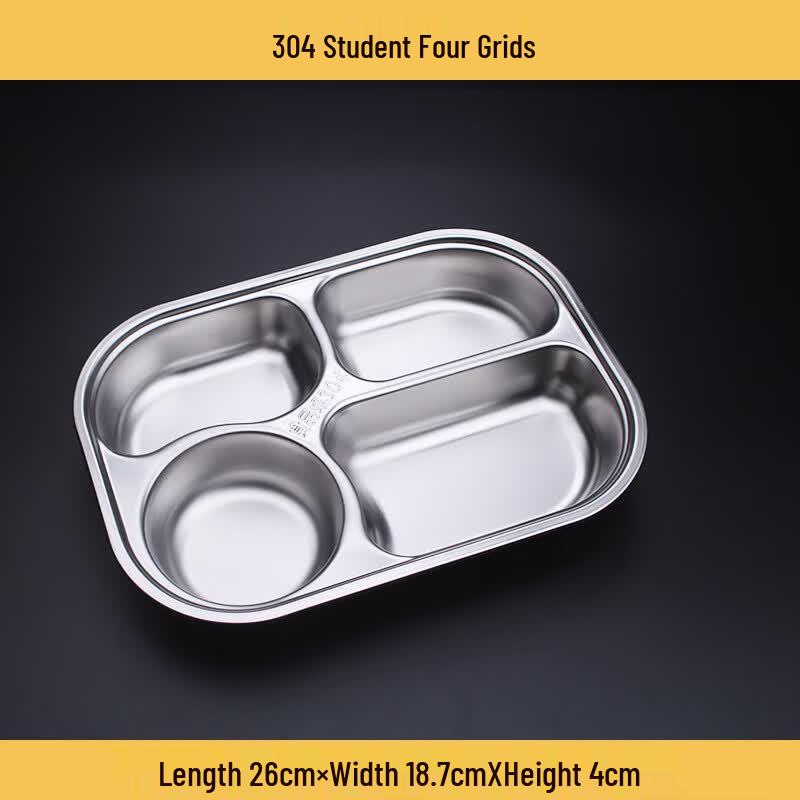 Mina 304 Stainless Steel Divided Plate for Kids