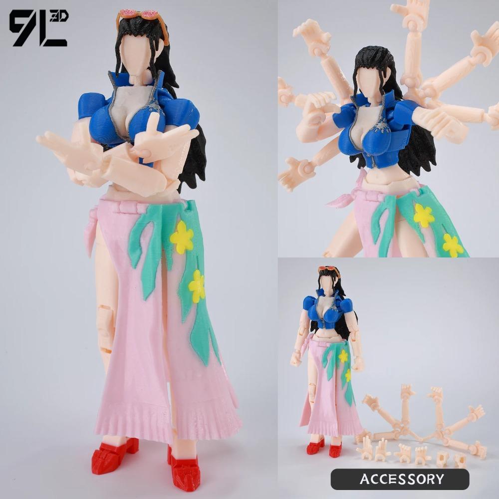 9L3D Tištěné Anime One Piece Naruto Demon Slayer Dummy13 Lucky T13 Pohyblivé Měnící Tvar Akční Figurky Figurína Hračky Sběratelské