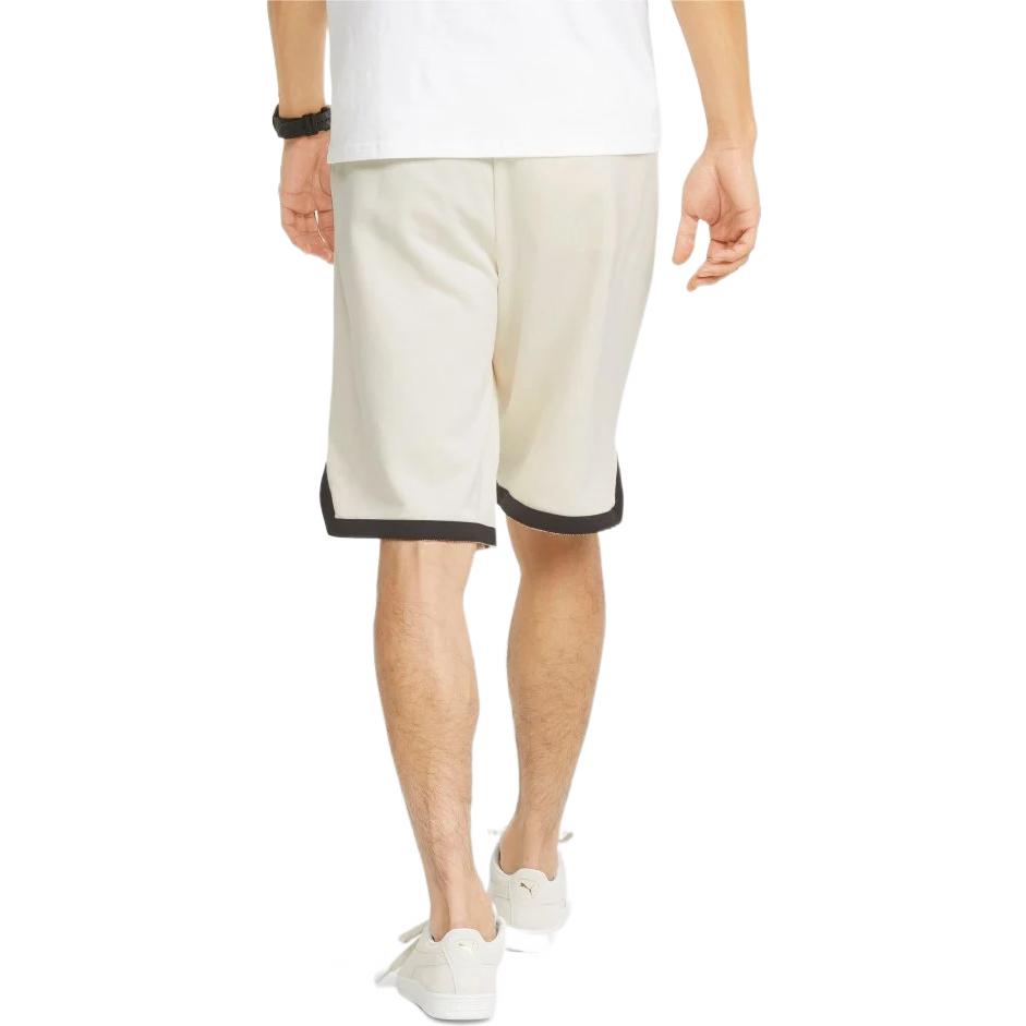 Puma Team Shorts 8" Pt Sports Casual Colorblock Logo Knit Men bottoms White 536923-65