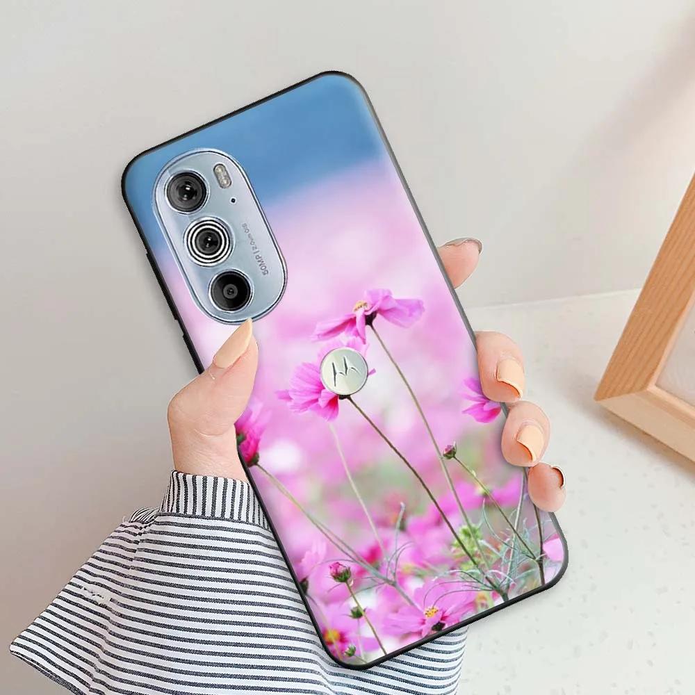 For Moto Edge 30 Pro Case Cover Edge30 Matte Silicone Case for Motorola Moto Edge 30 30Pro Fashion TPU Protective Back Cover