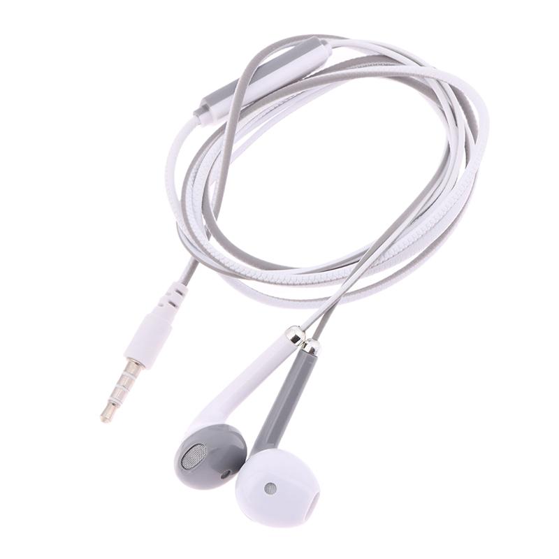 Universal 3.5Mm Stereo In-Ear Macaron Color Headphones Sport Music Earbud Wired Earphones With Mic For Xiaomi Huawei Samsung