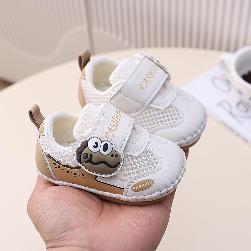 Spring 0-1 Year Old Boy Soft-soled Toddler Shoes Breathable Single Mesh Shoes 6-9 Months Female Infant Shoes