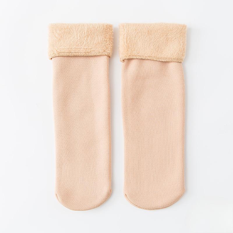 1/3/6Pairs Unisex Winter Warm Thicken Thermal Socks Wool Cashmere Snow Seamless Sock Velvet Soft Boots Floor Sleeping Socks