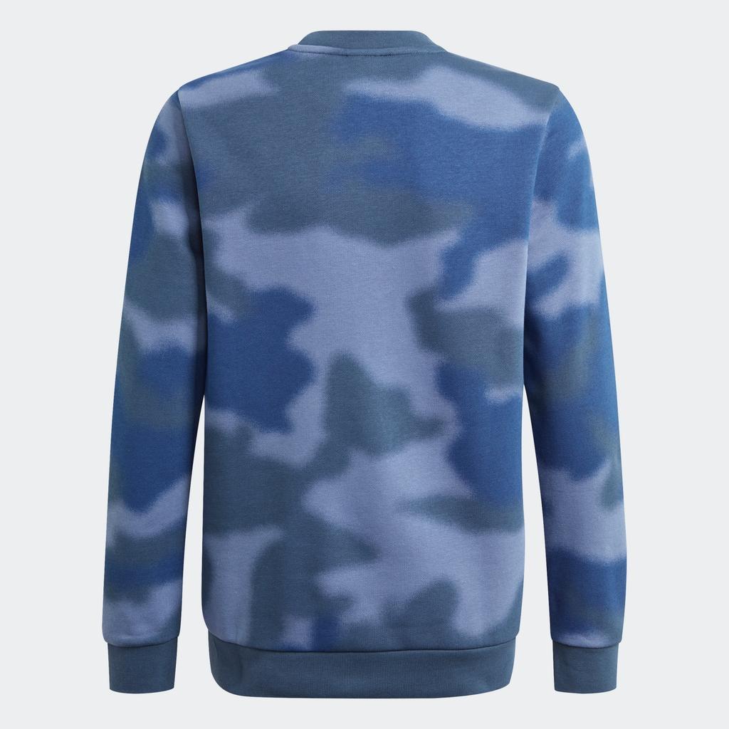 Adidas Originals Sweatshirt Crew Blue/Multicolor/White Teenagers GN4130