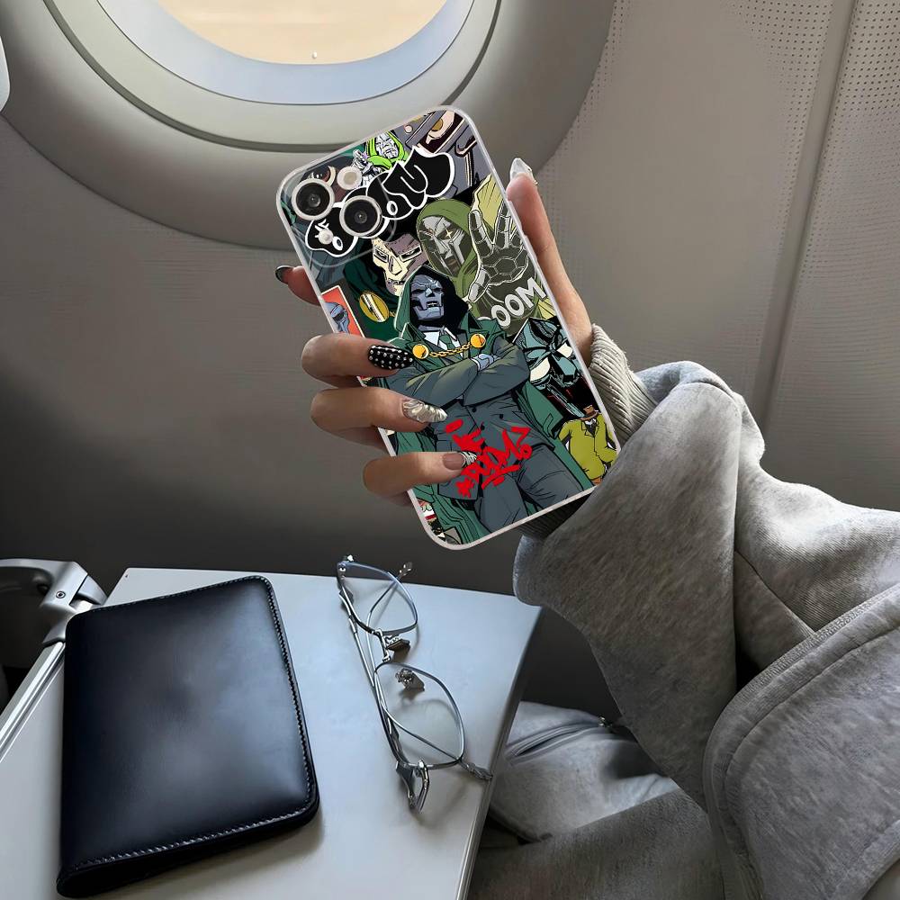 M-MF Rapper D-DOOM For IPhone 17 16 16e 15 14 13 12 11 Pro Max Mini Plus Phone Case