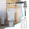 Toilet Flush Handle Zinc Alloy Parts With Adjustable Arm Toilet Handle Lever For RV Boat Marine Residential Commercial Public