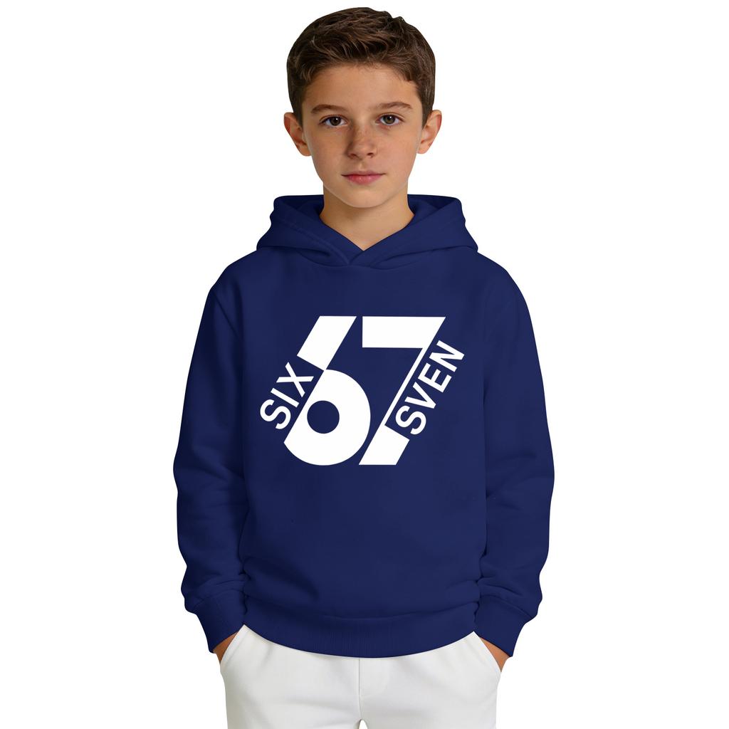 Boys' Printed Hooded Long,Sleeve Sweatshirt Casual Sports Comfort Sweatshirt