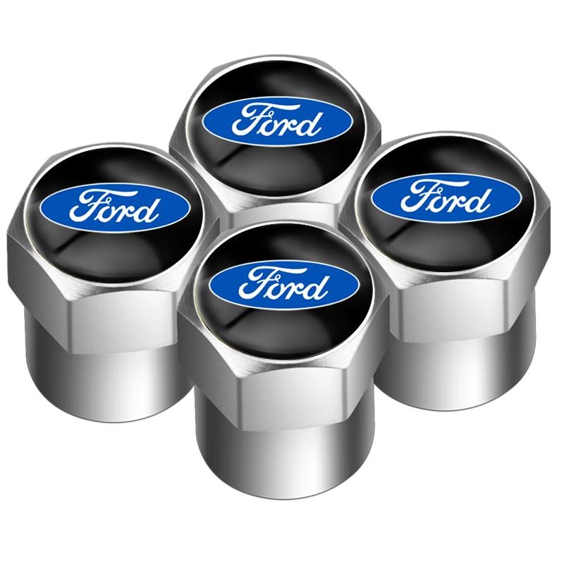 Adesivi per Auto 4pz Tappi Coprivalvole Pneumatici Auto per Ford focus Fiesta EcoSport ESCORT ranger fusion mondeo Mustang transit Accessori Auto