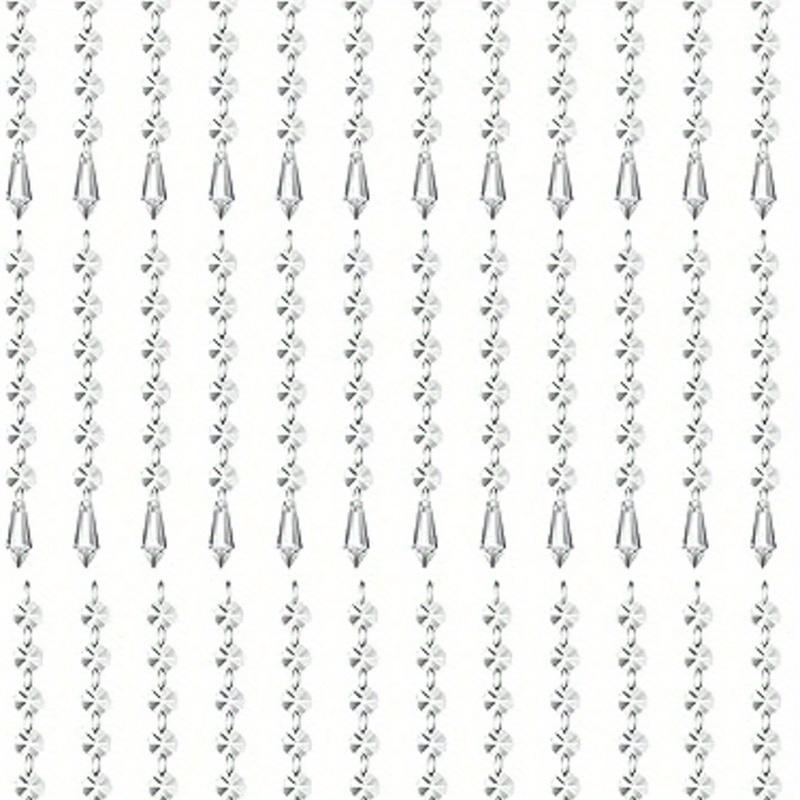 Hängende Kristalle für Mittelstücke Acryl-Kronleuchter Girlande Perlenstränge Prisma Dekorationen Hochzeitsparty Weihnachtsbaumschmuck Klar Taiwan Hergestellt