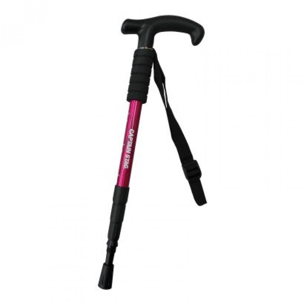 

CapTain STag Feelbosco Trekking STick T Grip Compact 4 STage Sliding Type Um 2315 Pink One Only [Треккинговые палки в форме T-образной ручки]