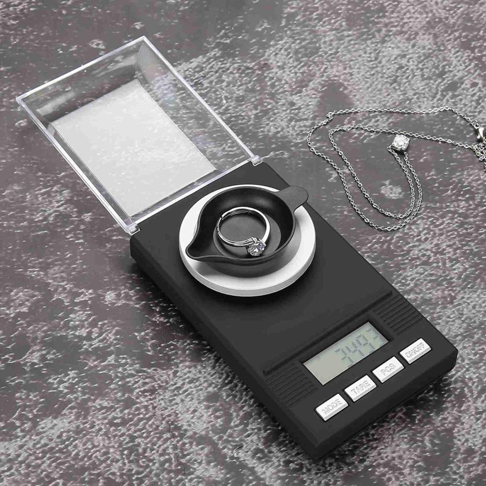 LED Digital Display Pocket Jewelry Scale Portable Design 0.001g Precision High Accuracy Scale Calibration Weights
