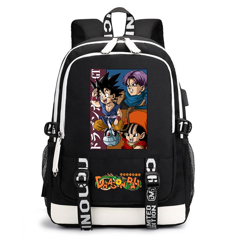 Anime Dragon Ball Backpack for School Casual Daypack for Kids Teenagers Students Boys Girls Everyday Use