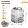 Muke Outdoor 15L quadratischer PC-Wassereimer mit Hahn