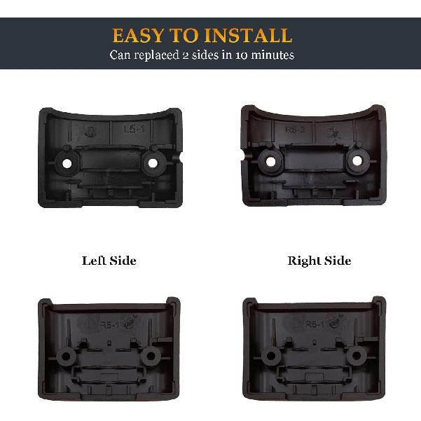 Cloud 2 Hinge Buckles as Same as The OEM Cloud II Slider Clamps Good Fit Hinge Side Covers Parts Replacement for HyperX Cloud 2 Wired/Cloud