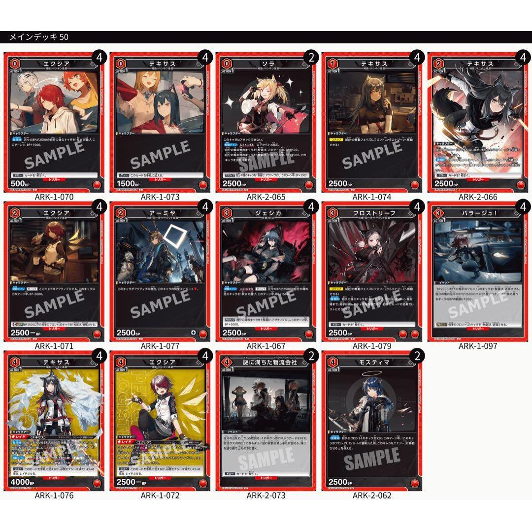 Union Arena Arknights Penguin Express Deck