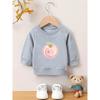 Easy Print Pattern, Comfortable And Skin-Friendly Sweatshirt for Baby Girls Aged 0-3 Years