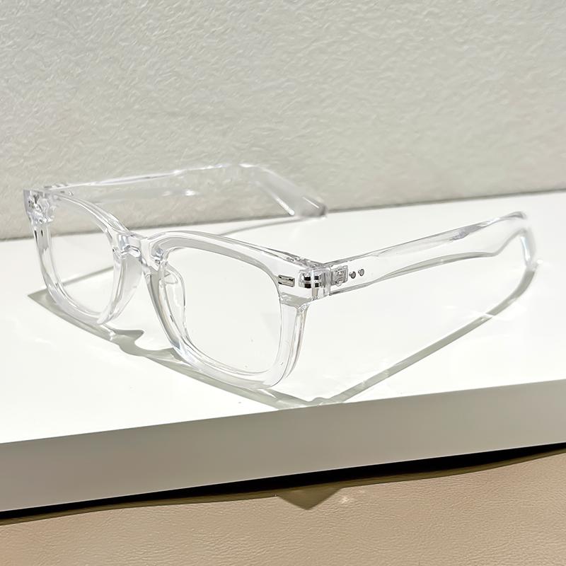 New Retro Classic, Versatile Flat Light Lenses, High-end Shooting Accessories, Small Frame Reading, Anti-blue Light Glasses