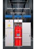 Heptafluoropropane Fire Extinguisher: Automatic Cabinet System for Machine & Electrical Rooms, No Piping Needed