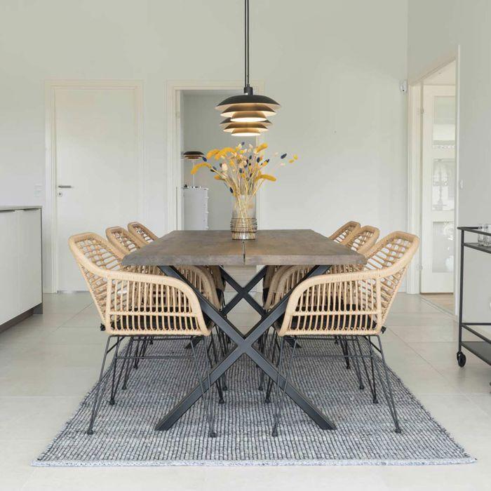 Fauteuils de jardin - HOUSE NORDIC - TRIESTE - Polyrotin - Beige - Lot 2