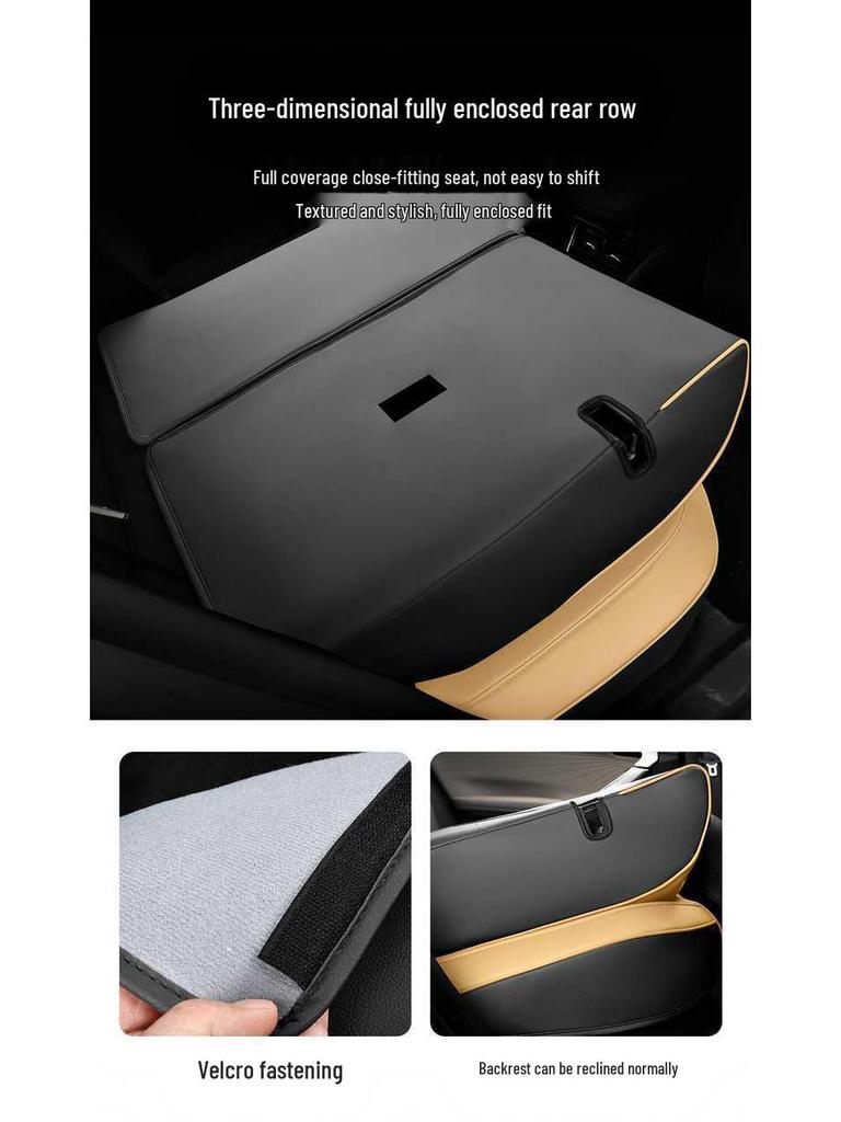 Breathable Perforated Leather Seat Covers for 23-25 Geely Boyue L – Full Coverage, Four-Season Use
