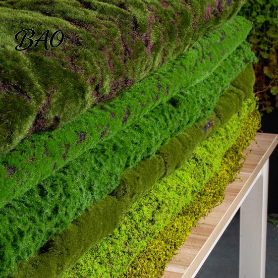 Greenery for Micro Landscape Fake Moss Mat, Realistic Artificial Faux Green Grass, 39" x Terrarium Natural Looking Turf Crafts, DIY Fairy Garden,