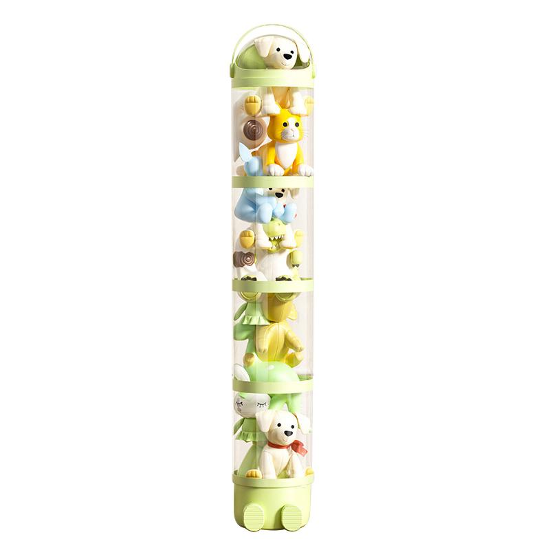 

Doll Storage Box Toys Organization Plush Toy Storage Tube Transparent Plastic Stuffed Storage Barrel Children S Toy Organizer