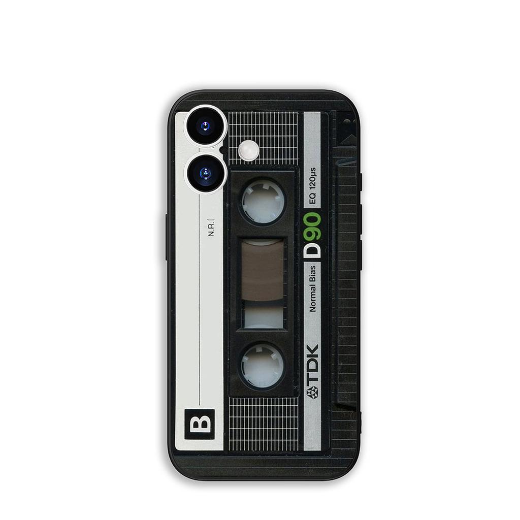 Hülle Cover für Apple iPhone 16 11 13 14 15 Pro Max 7 6 8 Plus SE2 SE3 + 16E SE 2022 Hülle Vintage Musikkassette Retro