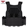 Chaleco Táctico Outdoor YAKEDA Chaleco de Airsoft de Liberación Rápida para Hombres Ajustable Transpirable Chaleco de Entrenamiento de Combate con Velcro