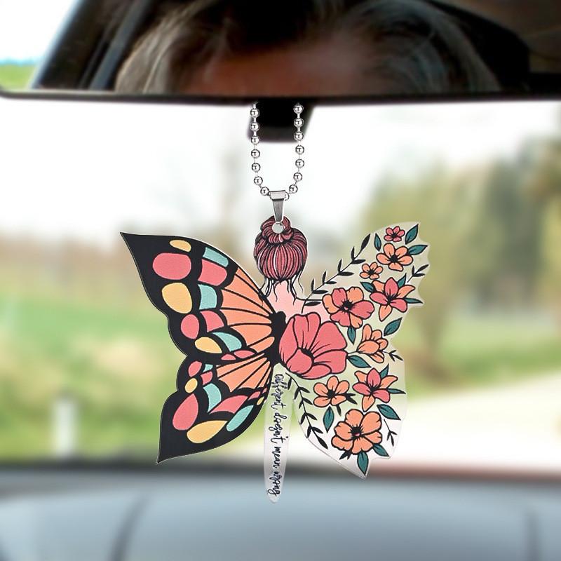 Acrylic Playful Car Decor Quirky Cartoon Hanging Ornament Versatile Bag And Home Use