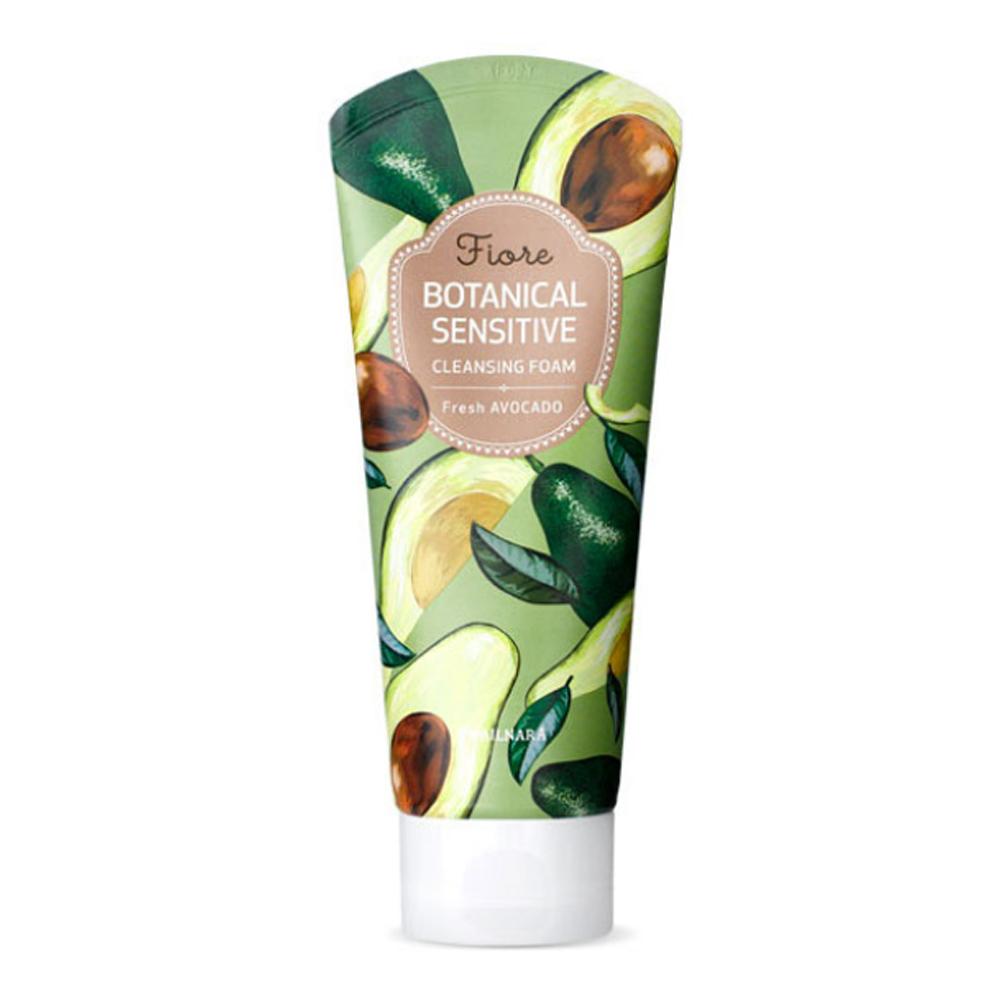 KWAILNARA Fiore Botanical Sensitive Cleansing Foam Avocado, Cotton Baby 120g (2 Types)