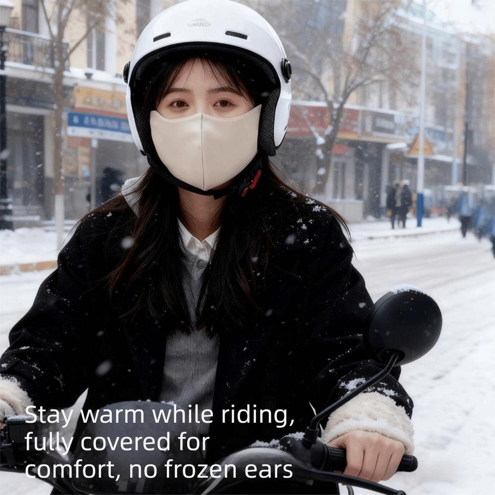 Windproof Earmuffs Mask 2in1 Dust-proof Earflap Mask Half Face Mask Men Women