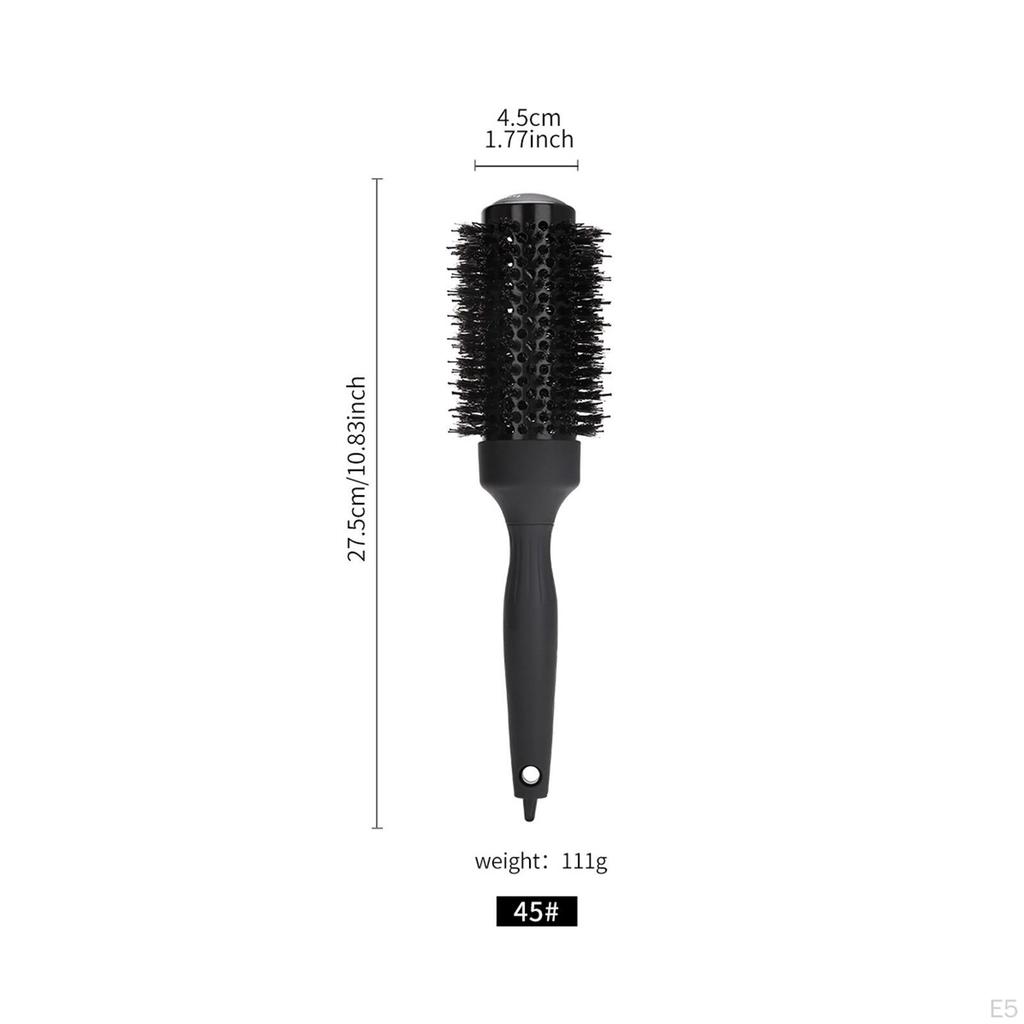 Hair Brush Comb Roller Styling Brushes for Smoothing Curling Detangling 25mm