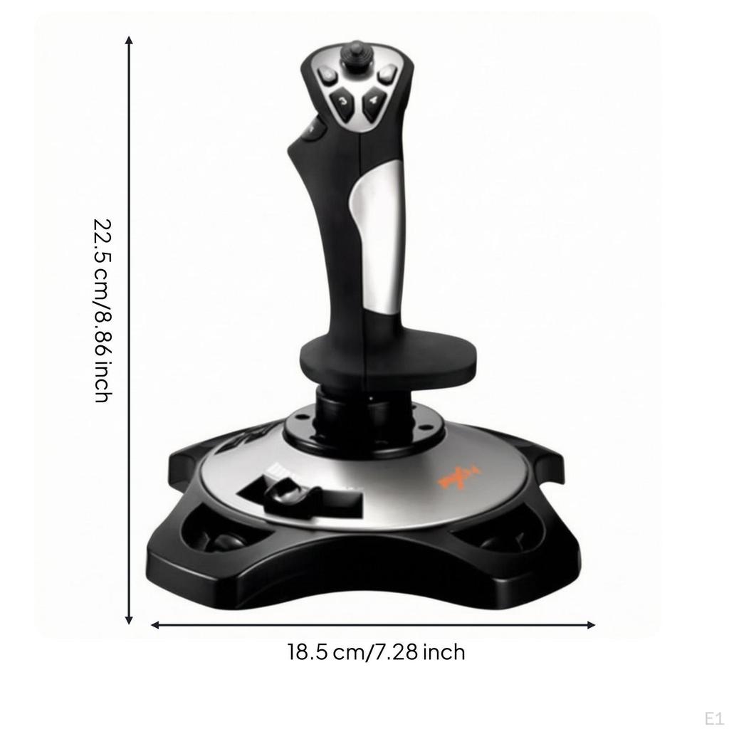 Flight Joystick with Throttle Precision Simulator Controller Realistic