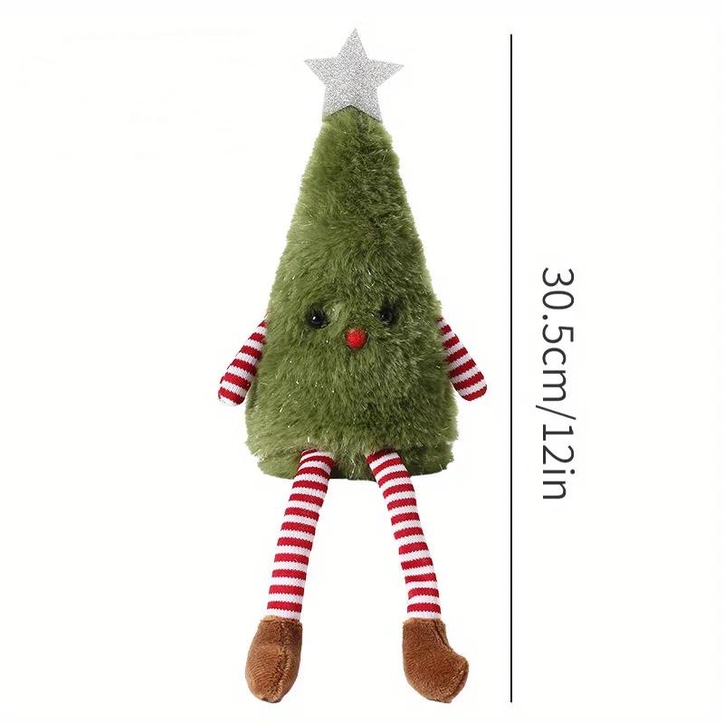 Christmas Decorations Cute Plush Christmas Tree Doll Home Party Doll Ornaments