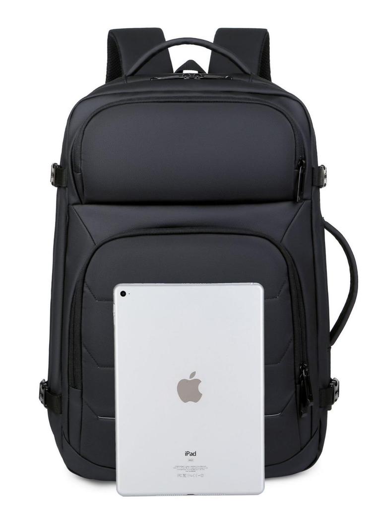 Expandable 17-Inch Travel Backpack: Large Capacity, Trendy, Multifunctional for Business, Casual, and Hiking