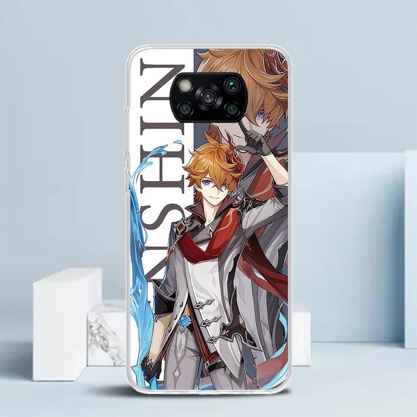 Genshin Impact Anime Phone Case For Xiaomi Poco F7 Ultra X5 X6 X7 Pro M7 Redmi 15C 15 13C 13 12C 12 10C 10 10A 9 9C 9A 9T Cover