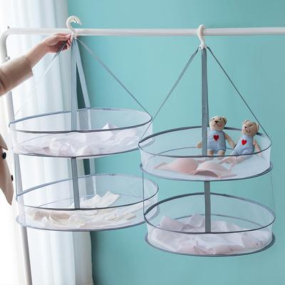 Folded Mesh Clothes Drying Net Rack Lay Flat Dry Hanger For Indoor Outdoor Towel Socks Swimsuit Drying Hanger