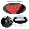 Anti Reflection Sturdy PC Motorcycle Signal Light Warning Flashing Lamp Featuring Long Lasting Use And Easy Installation