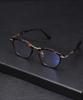 Lingkeonpeuleim Stras01 Pure Titanium Eyeglass Frame Havana