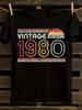 Vintage 1980s Retro Neon Glow T-Shirt