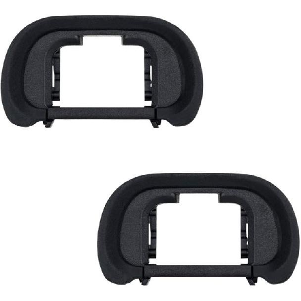 JJC Camera Eyecup Eyepiece Viewfinder for Sony A7 III A7 II A7 A7R IV A7R III A7S II A7S A99 II A9 A58 Camera, Soft Silicone Eye Cup Replacement of 2 Packs Original Replacem