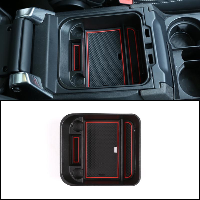 For Land Rover Discovery 4 LR4 2010-2016 Central Control Armrest Box Storage Box Tray Compartment ABS Car Interior Accessories