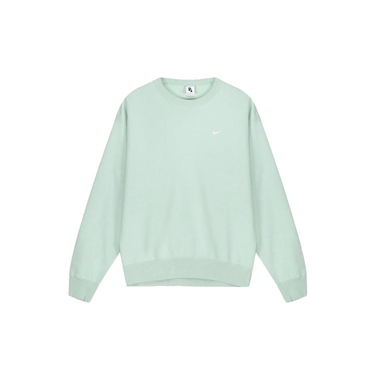 Nike Sweatshirts Men's Light Green Crew Neck Moderate Regular CZ5353-321