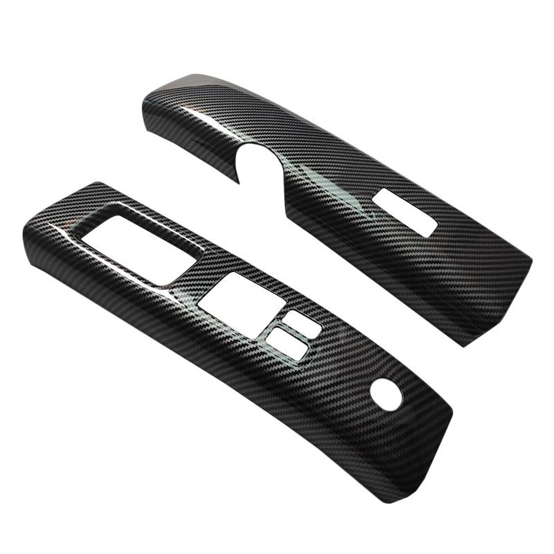 Car Interior Window Switch Cover Trim Panel Fit For Nissan 350Z Fairlady B 2003 2004 2005 Left Hand Drive Black ABS Plastic
