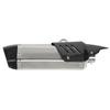 Motorcycle Exhaust Tip 304 Stainless Steel Carbon Fiber Cover Universal for 38‑51mm DiameterSilver