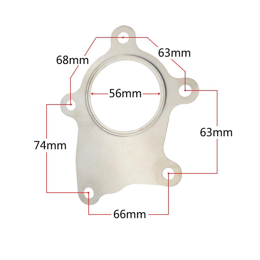 Garnitura de refulare turbo T3/T4 Garnitura de refulare din otel inoxidabil 304 Garnitura de refulare A/R.63