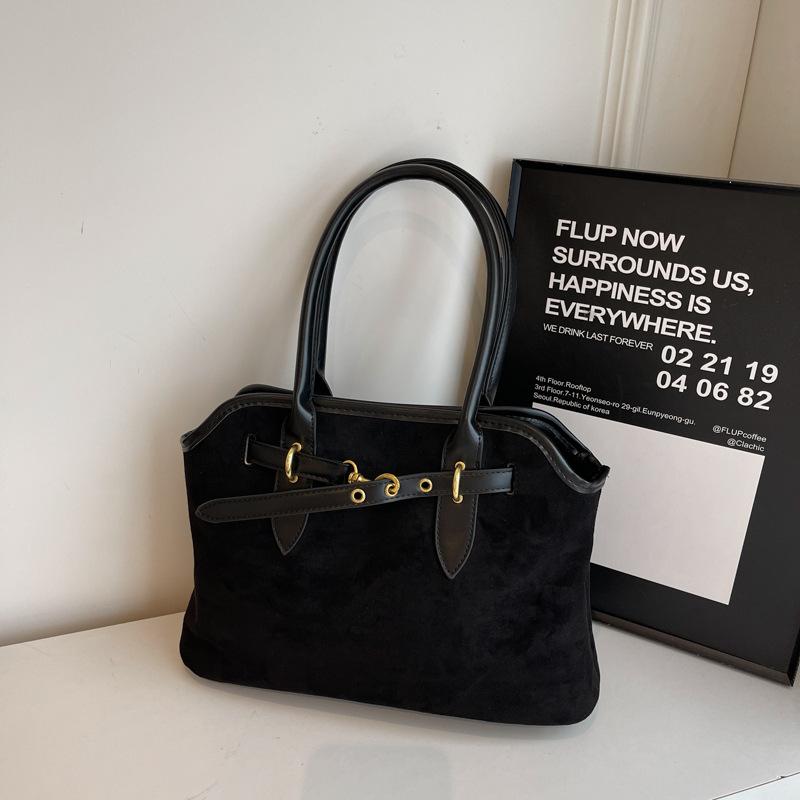 

Сумка Commuter большой вместимости женская новинка 2024 года осень-зима ретро сумка через плечо модная портативная сумка-тоут