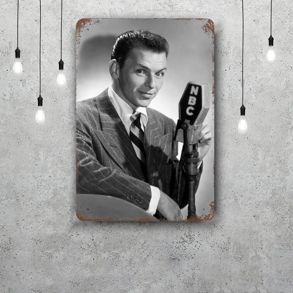 Frank Sinatra Retro Vintage Tin Sign Poster Decorative Plaque Metal Plate Wall Decor