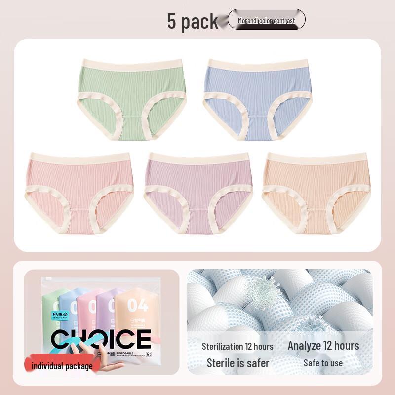 BADIGAO Women's Disposable Panties